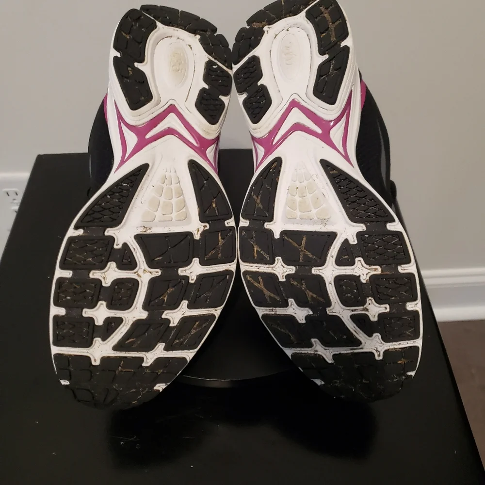 Ryka SKY WALK Walking Shoes Sneakers Black Pink Memory Foam Women's Size 8.5M - Picture 10 of 10